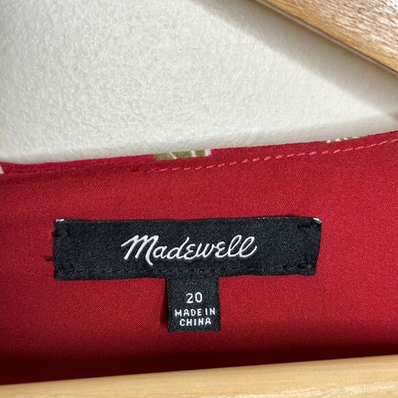 MADEWELL Tulip-Sleeve Maxi Dress in Tall Sunflowers Bright Sz 20 {BB34} - Picture 6 of 8